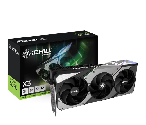 INNO3D GeForce RTX 5090 iCHILL X3 32GB GDDR7 DLSS4 - 1319121 - zdjęcie